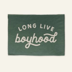 Long Live Boyhood Woven Tapestry