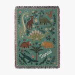 Dinosaur Name Blanket