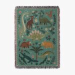 Dinosaur Throw Blanket