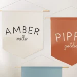 Custom Name Banner with Thin & Script Font