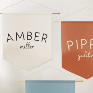 Custom Name Banner with Thin & Script Font