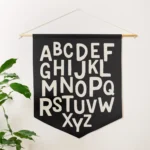 English Alphabet Pennant Banner