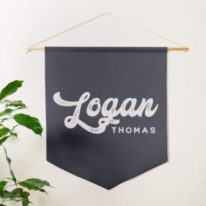 Custom Retro Name Banner