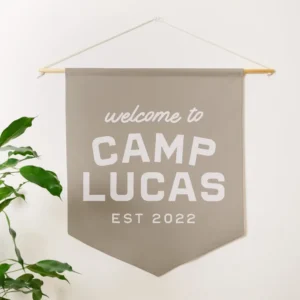 Custom Camp Themed Pennant