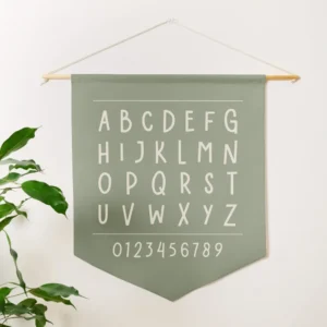 Alphabet Pennant Banner