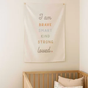 Daily Affirmation Pastel Tapestry