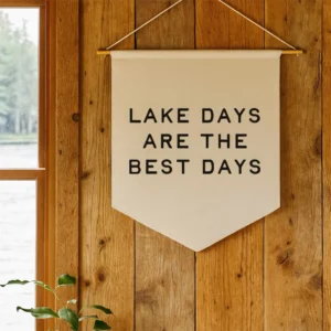 Lake Days Banner Pennant Banner